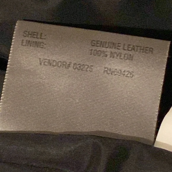 Women’s Wilson Black Leather Zip Up Jacket. EUC Sz. M - Picture 9 of 13